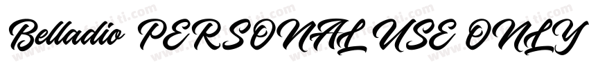 Belladio PERSONAL USE ONLY Regula字体转换